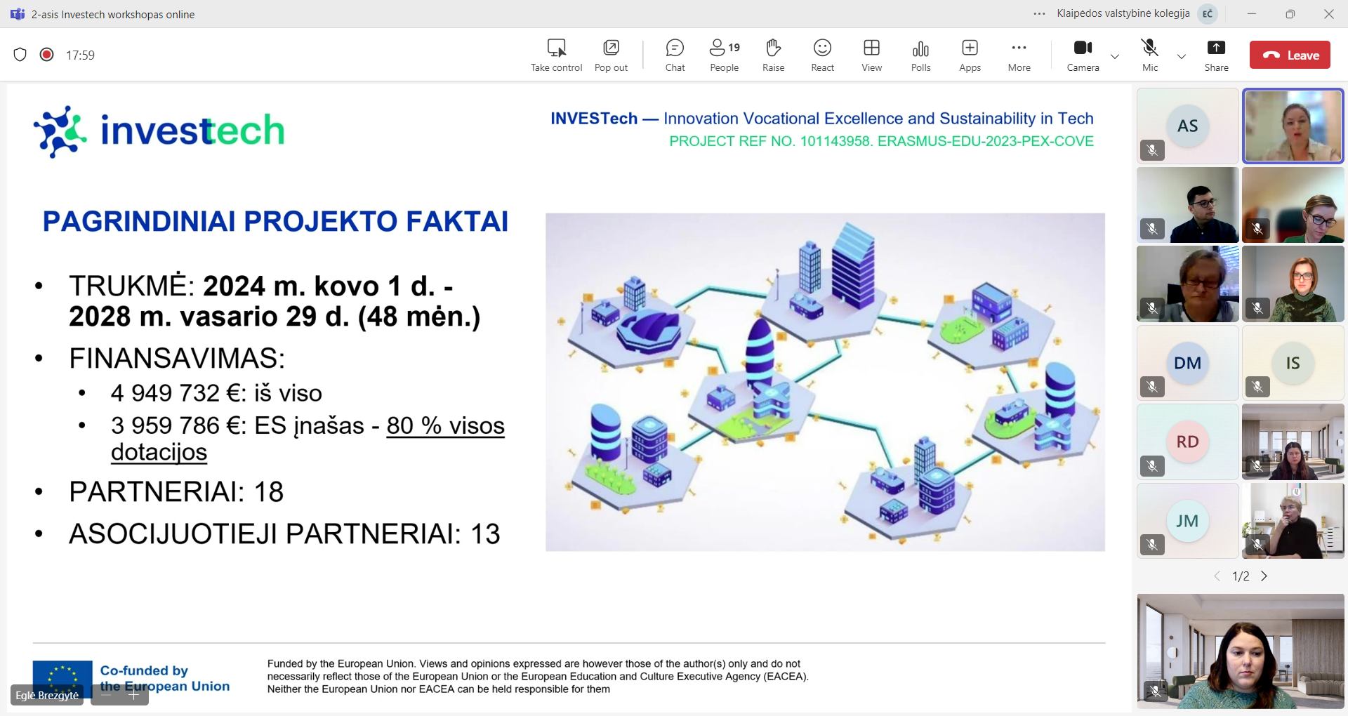 Erasmus+ Project INVESTech_V2 Event Held in Lithuania: "Discussion on CoVE Mission, Vision, and Strategy"