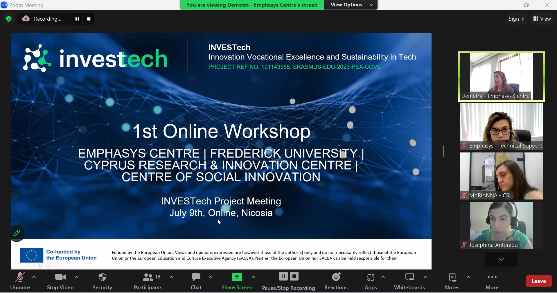 The first online workshop in Cyprus – photo 1