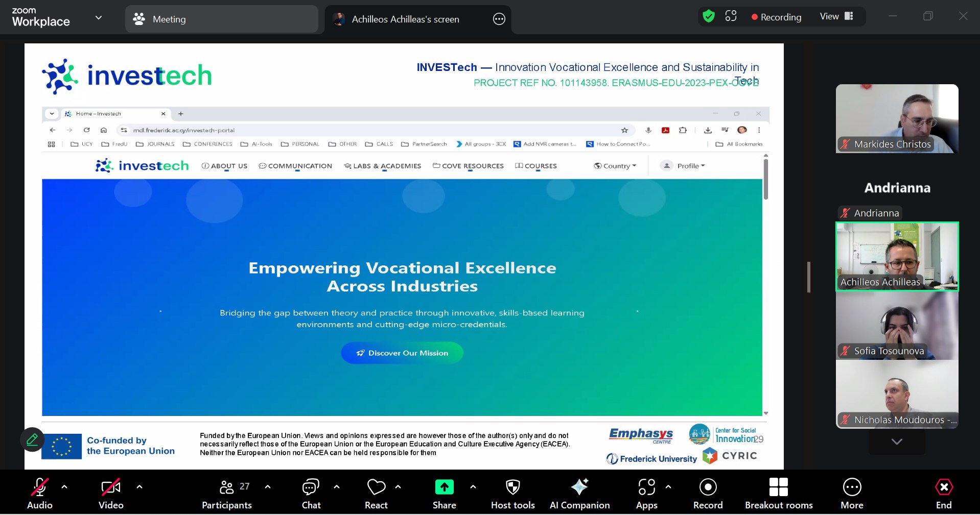 INVESTech 2nd Online National Workshop – Cyprus 🇨🇾 – photo 3
